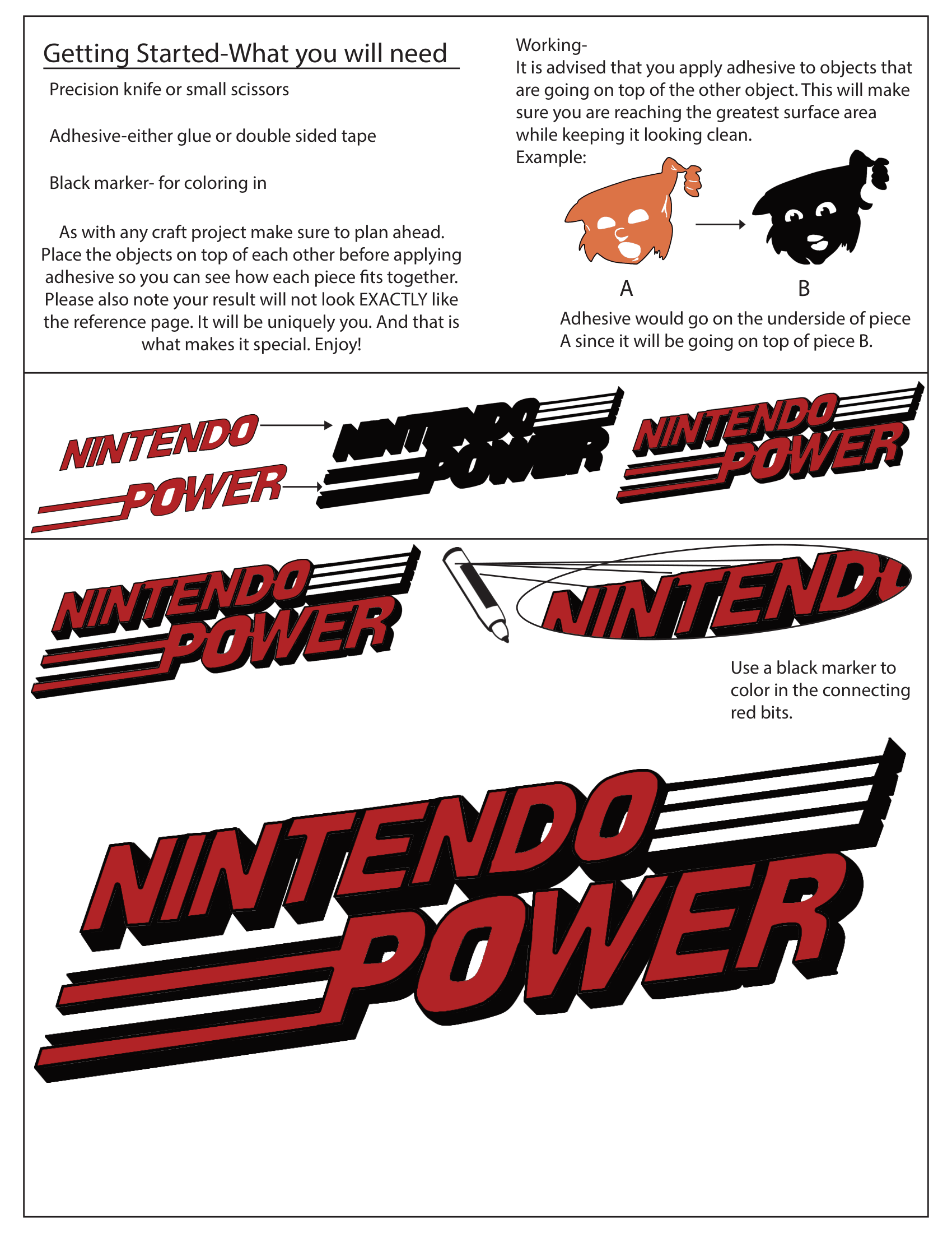 How To Nintendo Power Link and Mario - ADHD Sketcher